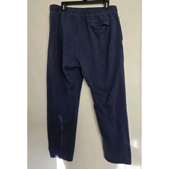 Nike Sweatpants Mens XL Navy Blue BV2707-410 Fleece Cotton Blend Joggers Pockets - Picture 5 of 10